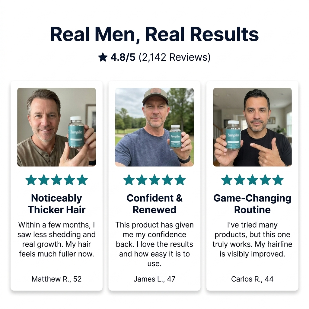 Zenpilo for Men — Real Men Real Results testimonials