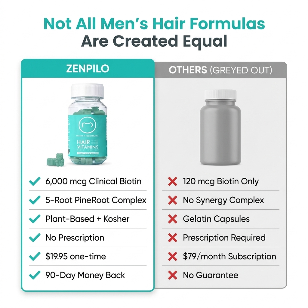 Zenpilo for Men — Comparison vs Others
